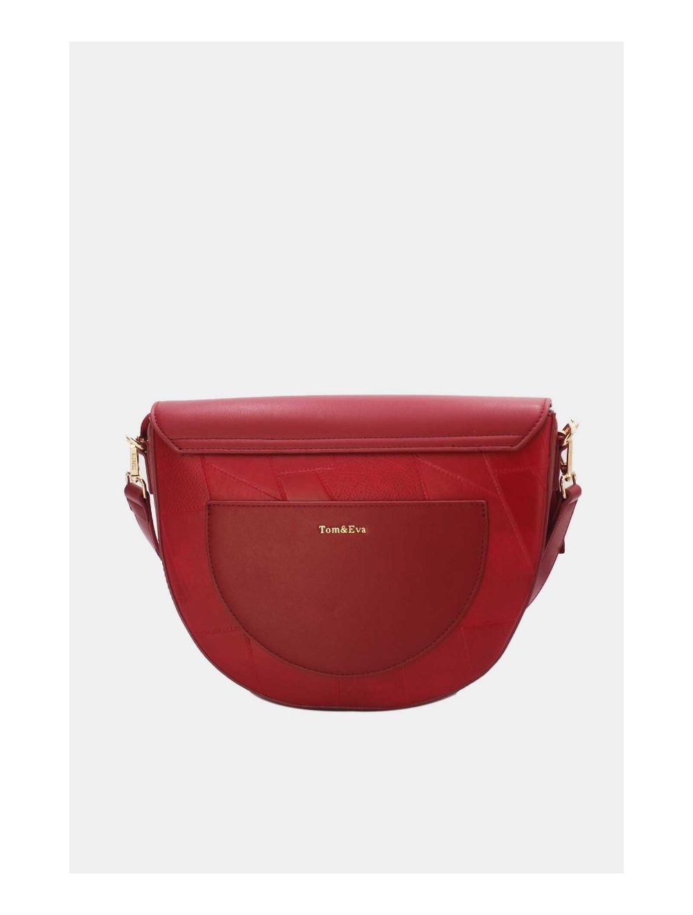 Tom&eva Sac Bandoulière à Boucle D'Or 24B-6002-Burgundy