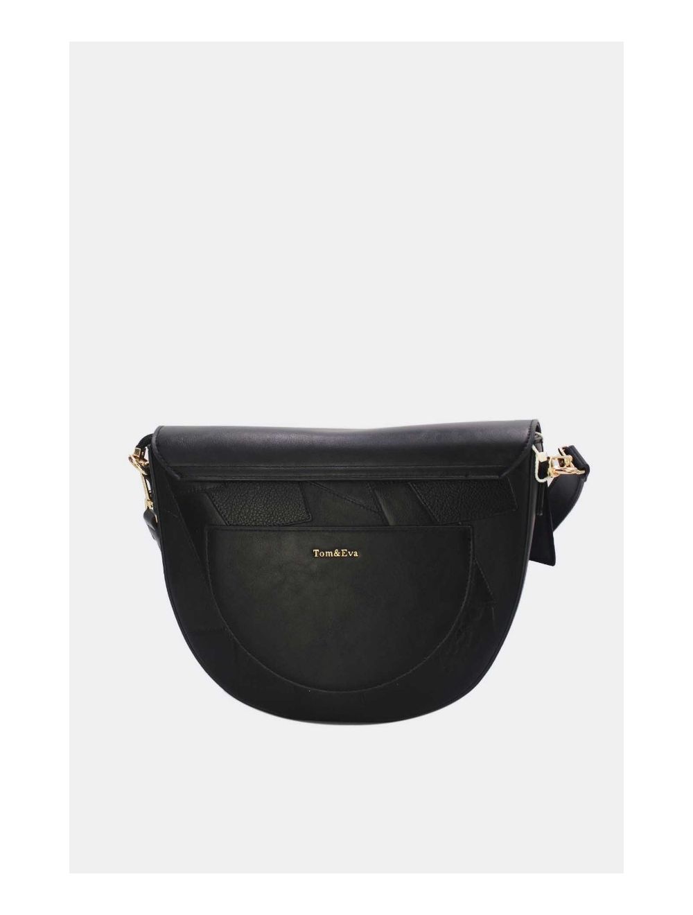 Tom&eva Sac Bandoulière à Boucle D'Or 24B-6002-Noir