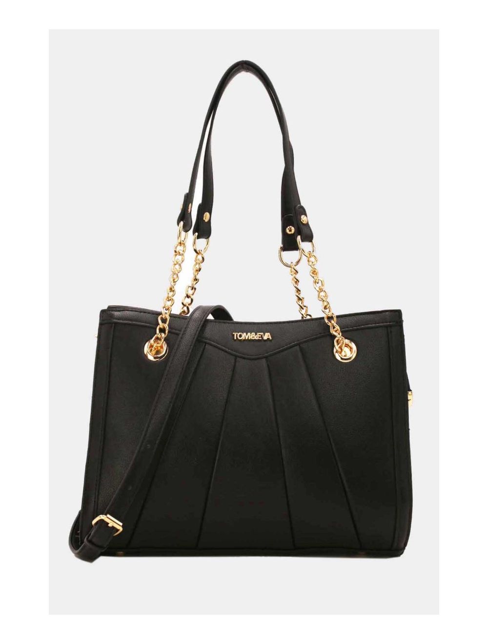 Tom&eva Sac Bandoulière Avec Multipoches-23B-5726-Black