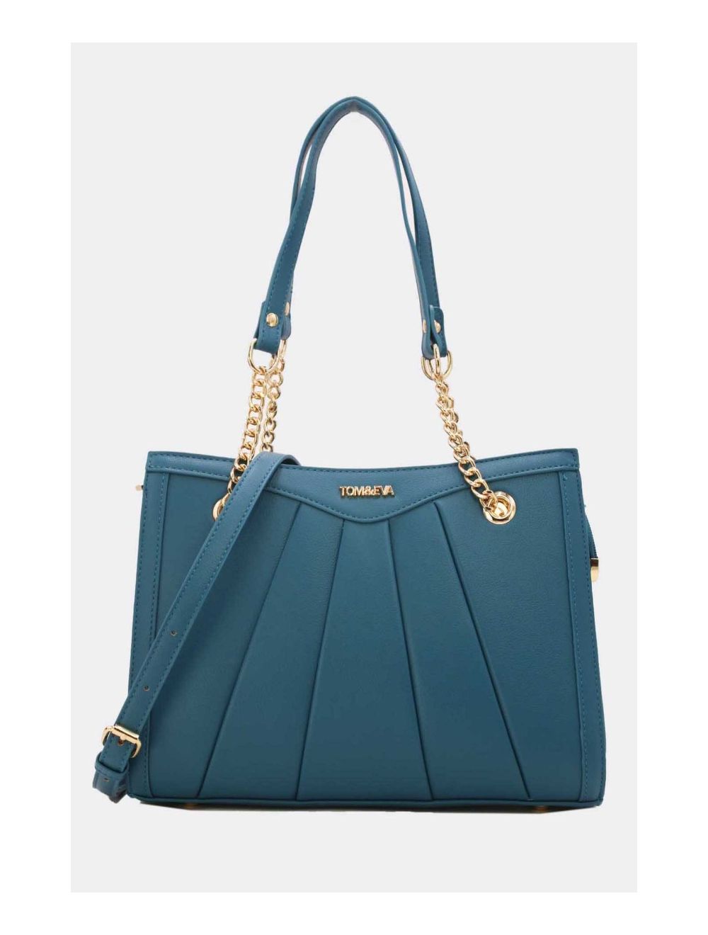 Tom&eva Sac Bandoulière Avec Multipoches-23B-5726-Blue