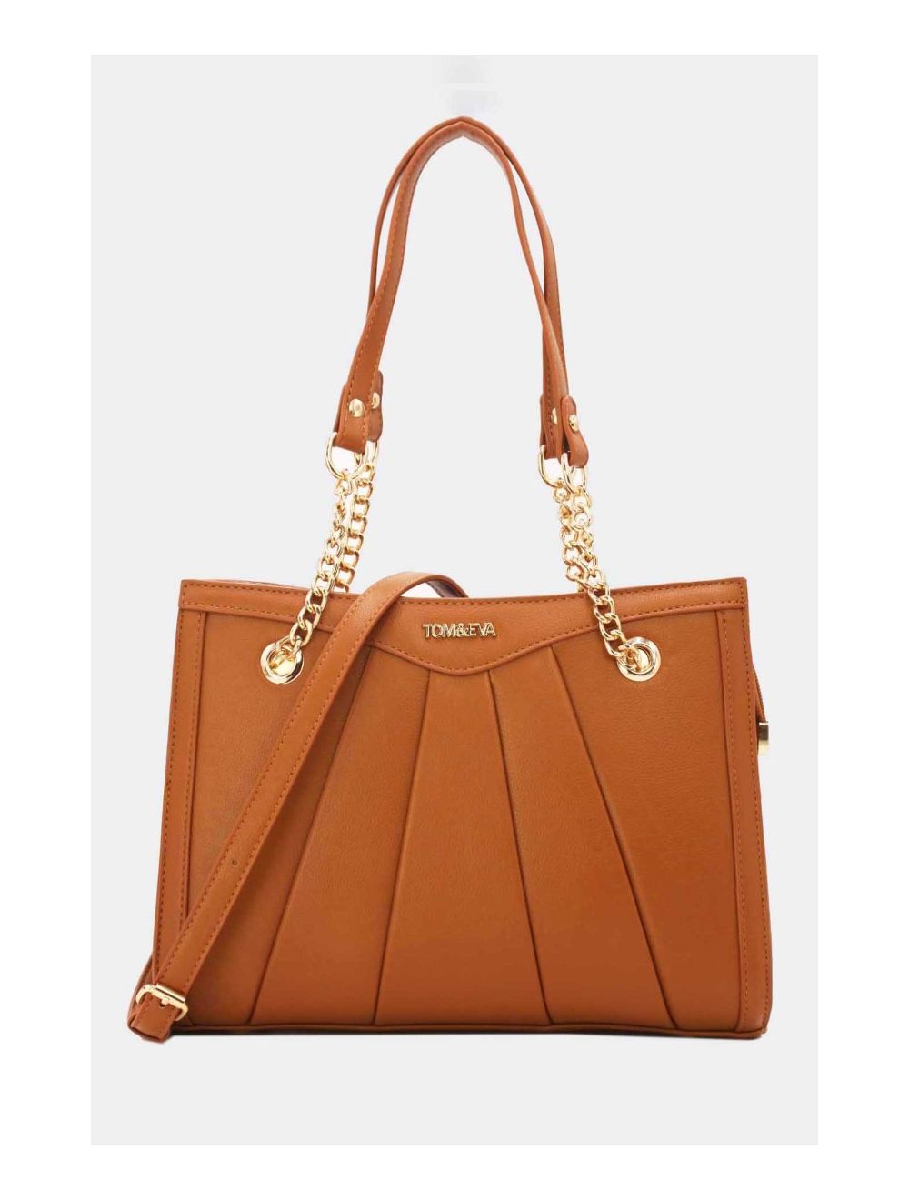 Tom&eva Sac Bandoulière Avec Multipoches-23B-5726-Brown