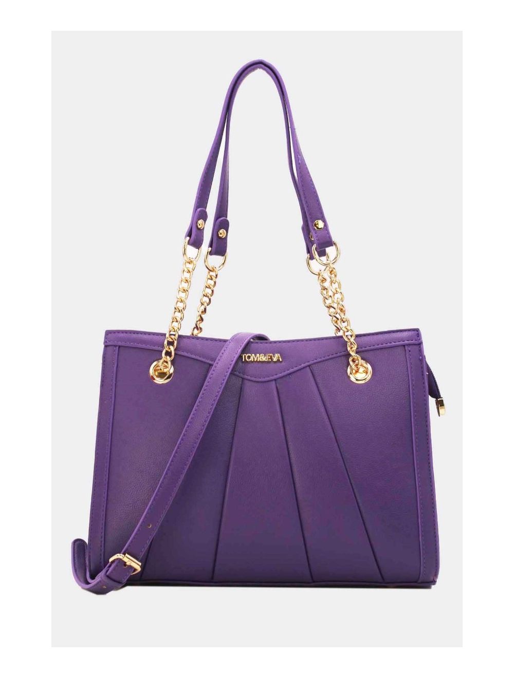Tom&eva Sac Bandoulière Avec Multipoches-23B-5726-Purple