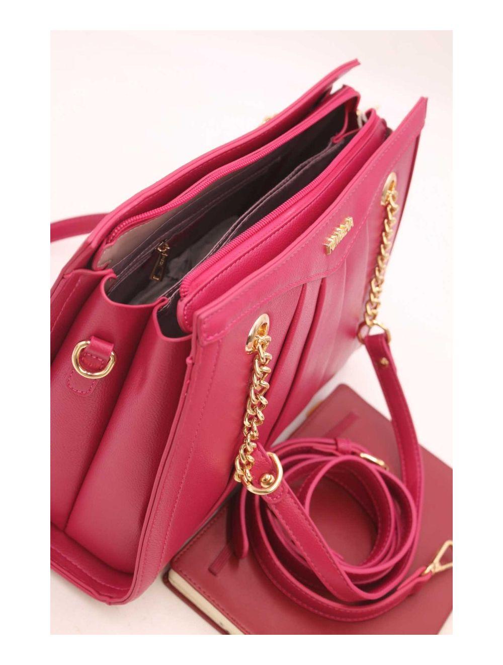 tom&eva Sac Bandoulière avec Multipoches-23B-5726-Rose