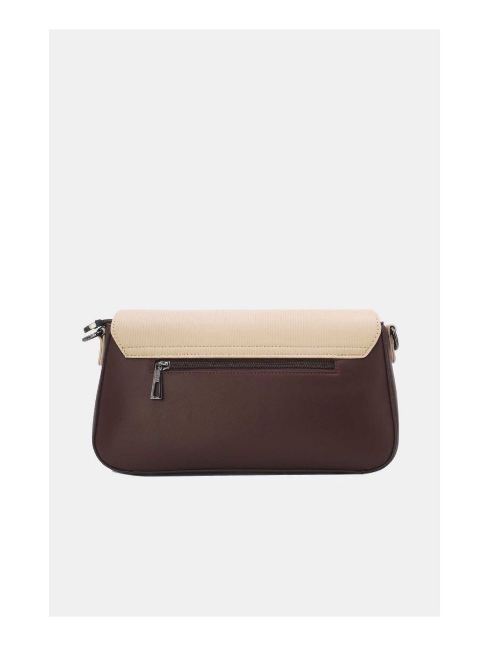 Tom&eva Sac Bandoulière Avec Rabat Asymétrique 24B-6109-Coffee/Khaki