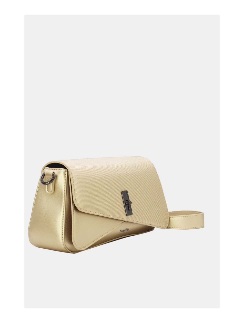 Tom&eva Sac Bandoulière Avec Rabat Asymétrique 24B-6109-Gold