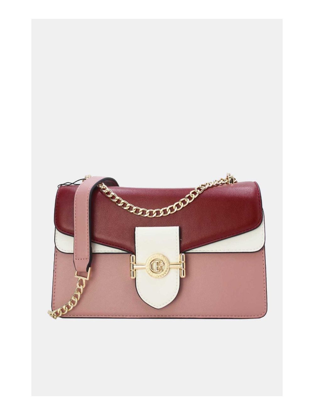 Tom&eva Sac Bandoulière Avec Rabat Chic Meilleure Vente 23B-5848-Pink/D.Red