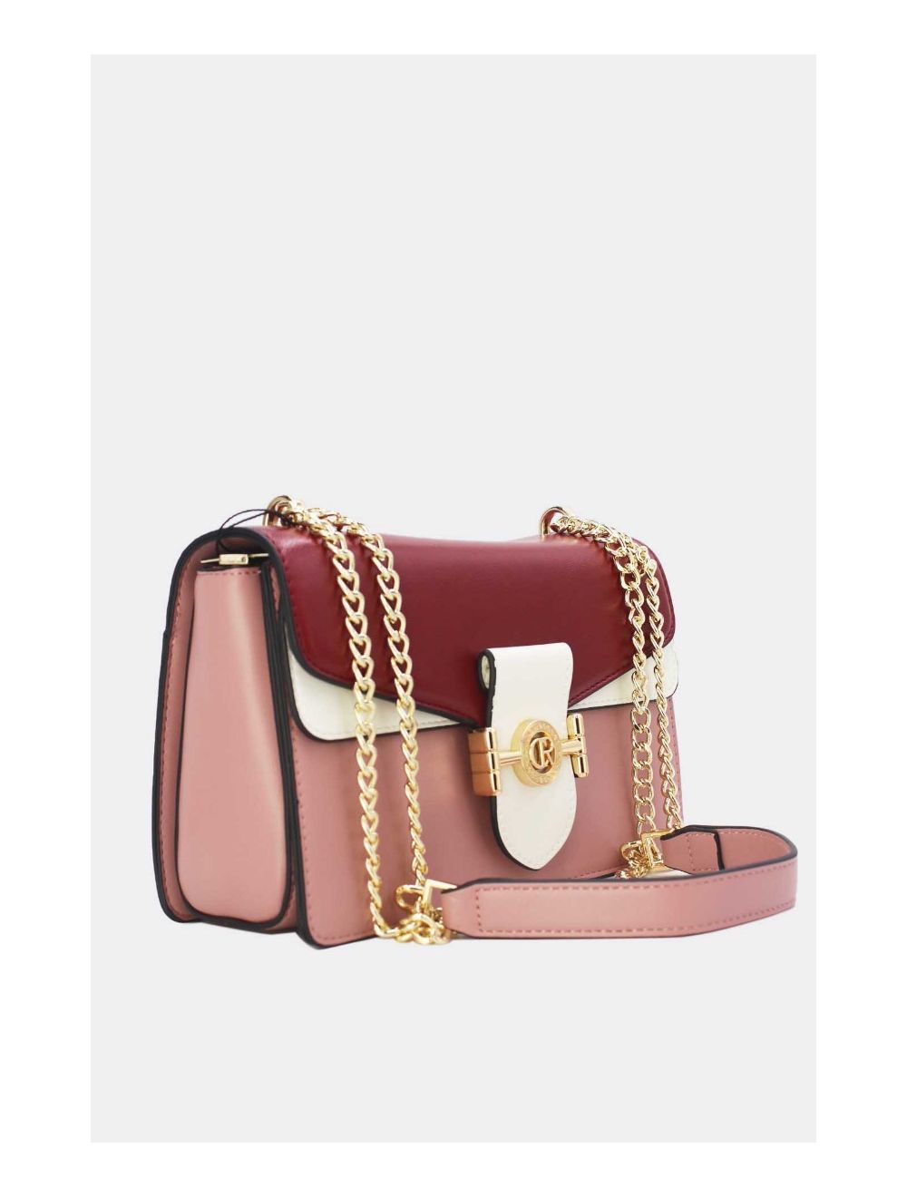 Tom&eva Sac Bandoulière Avec Rabat Chic Meilleure Vente 23B-5848-Pink/D.Red