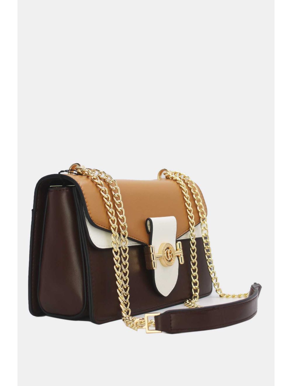 Tom&eva Sac Bandoulière Avec Rabat Chic Meilleure Vente 23B-5848-Coffee/Brown