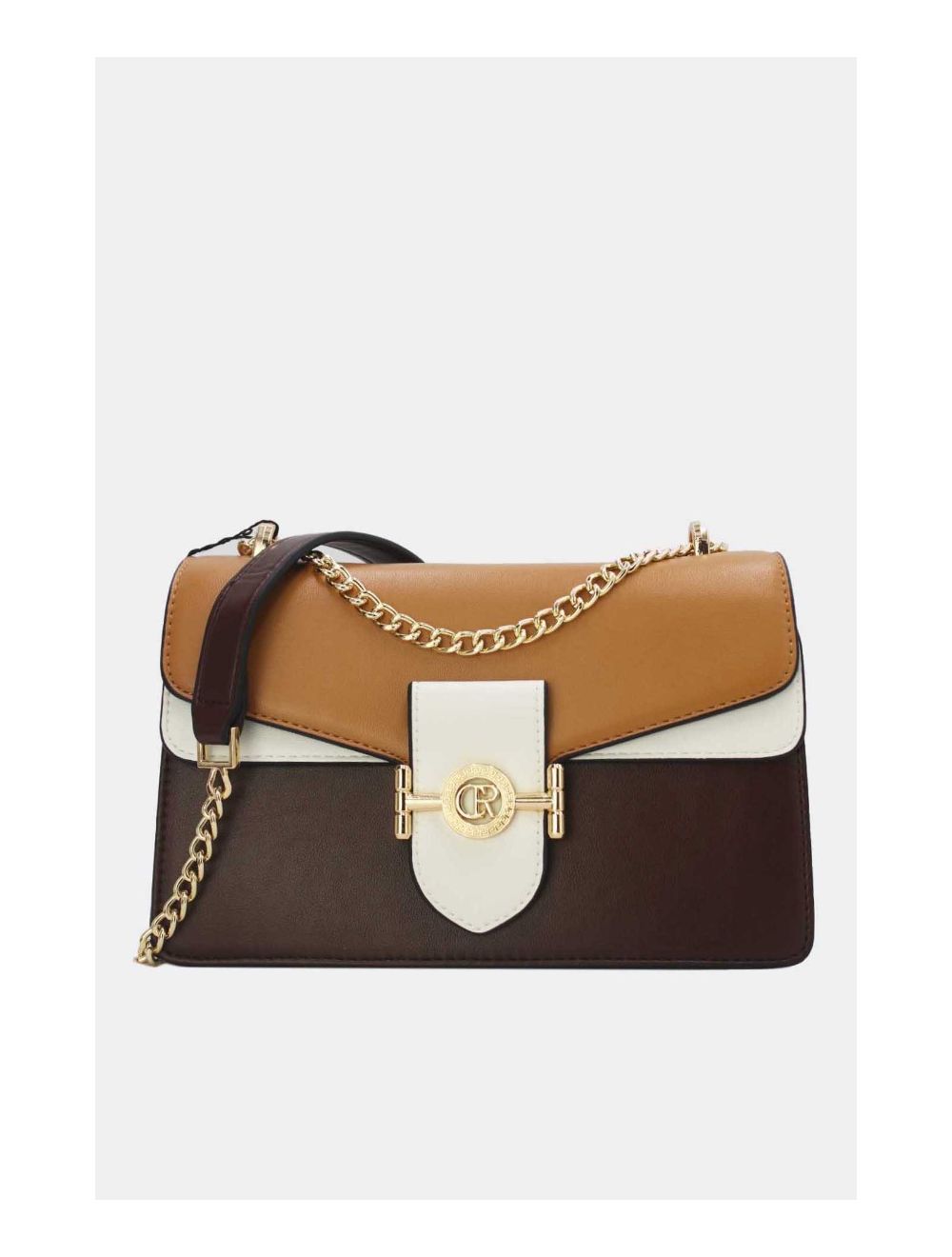 tom&eva Sac Bandoulière Avec Rabat Chic Meilleure Vente 23B-5848-Coffee/Brown