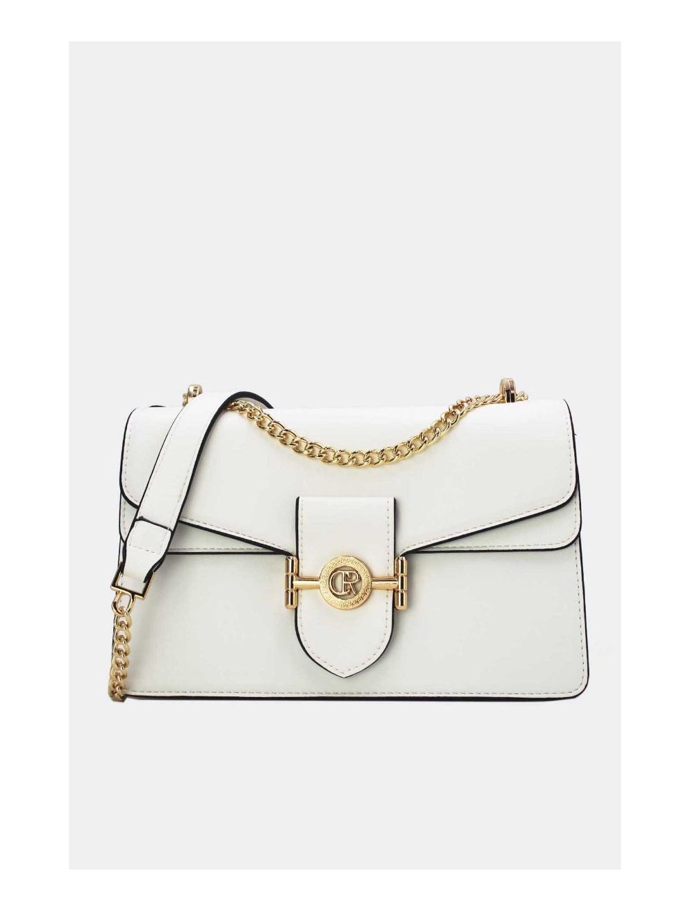 Tom&eva Sac Bandoulière Avec Rabat Chic Meilleure Vente 23B-5848-Blanc