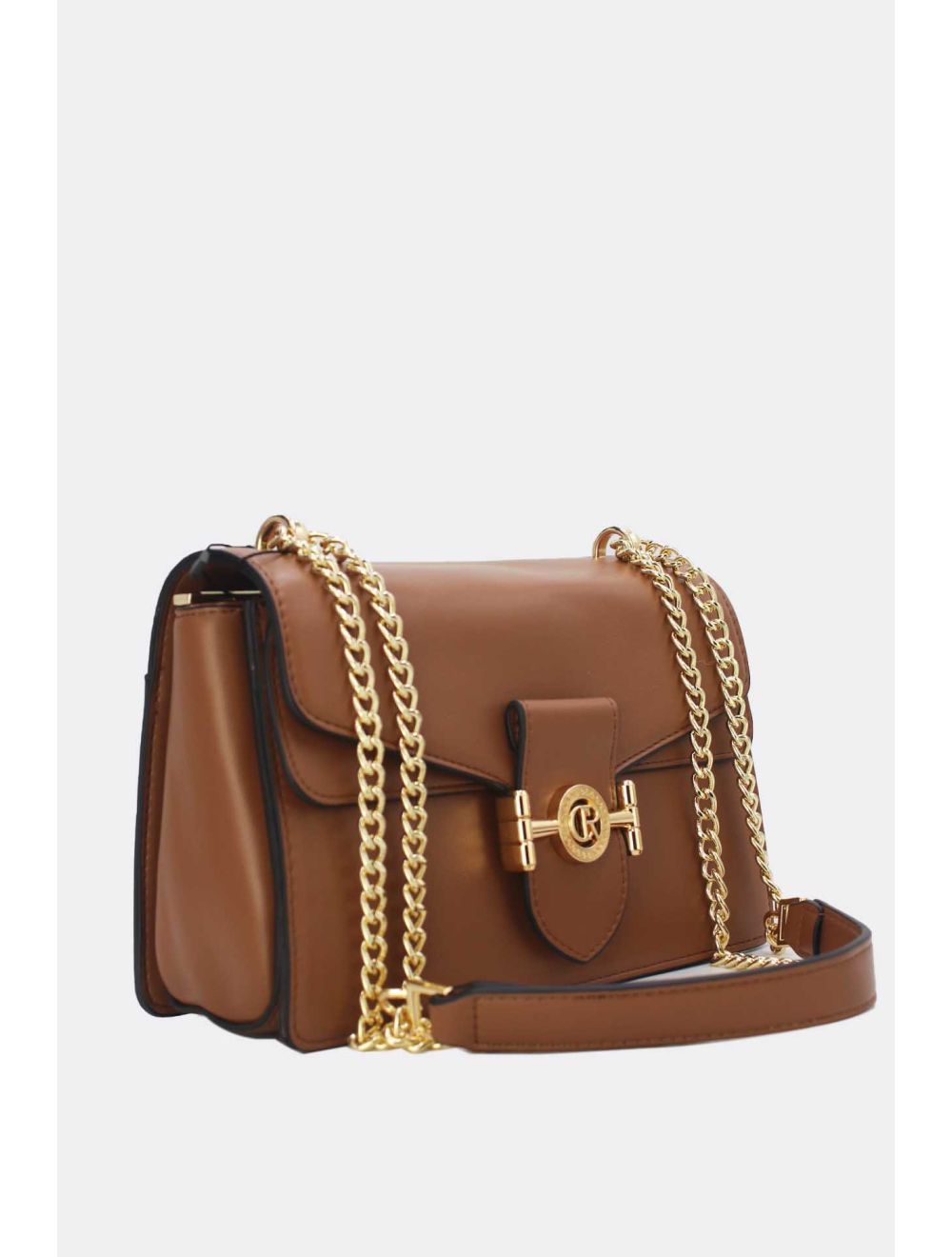 Tom&eva Sac Bandoulière Avec Rabat Chic Meilleure Vente 23B-5848-Marron