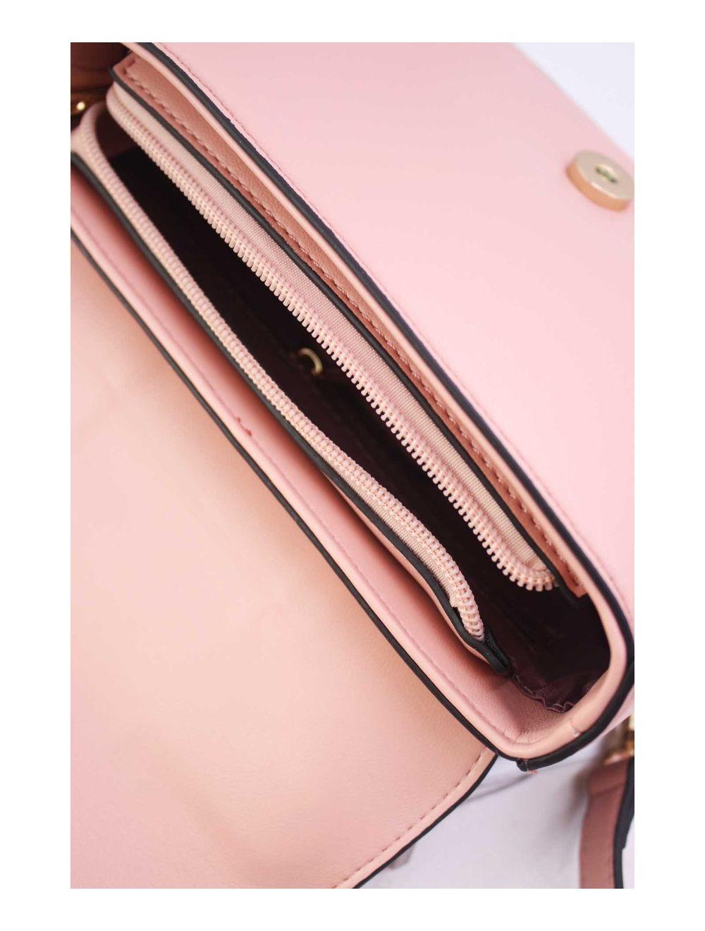 tom&eva Sac Bandoulière Bicolores 24B-5977-L.Pink/Pink