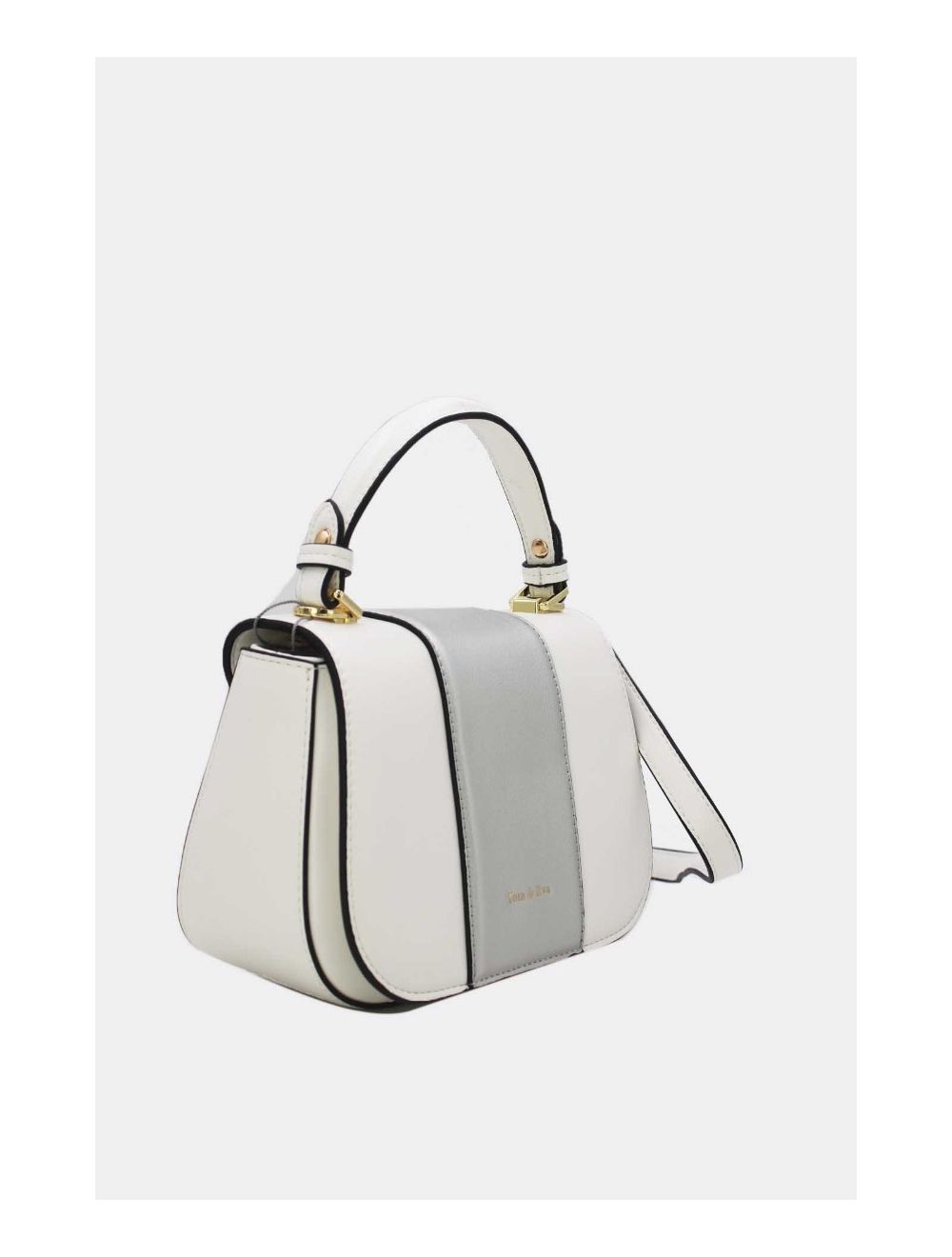 Tom&eva Sac Bandoulière Bicolores 24B-5977-White/Silver