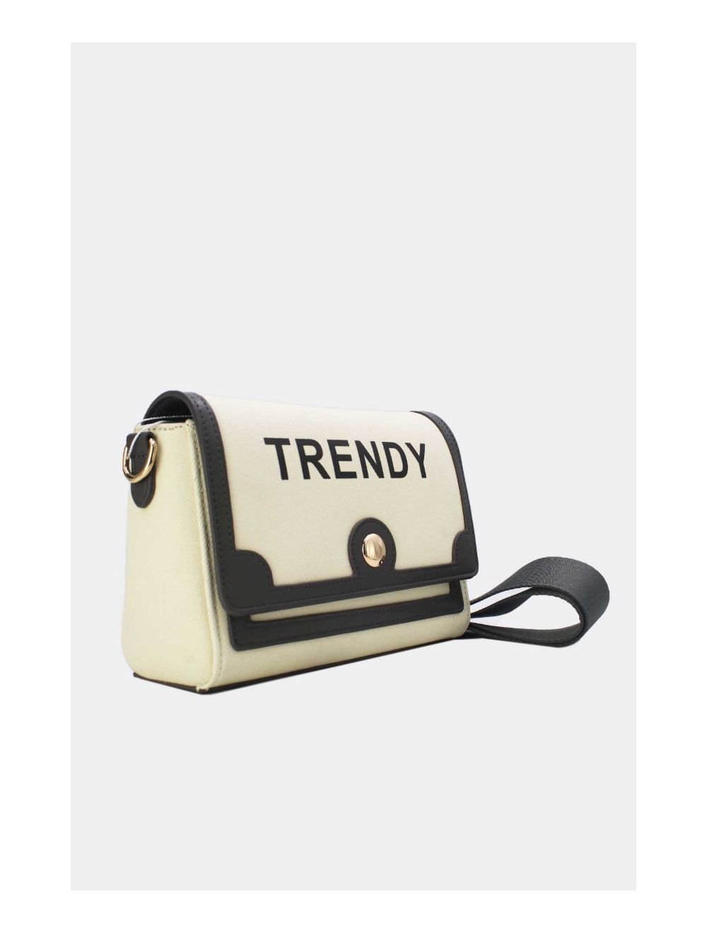 Tom&eva Sac Bandoulière Effet Tissu 24P-6089-Beige/Grey