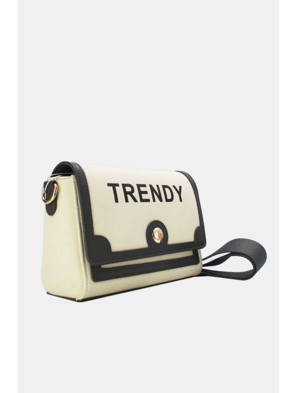 Tom&eva Sac Bandoulière Effet Tissu 24P-6089-Beige/Grey