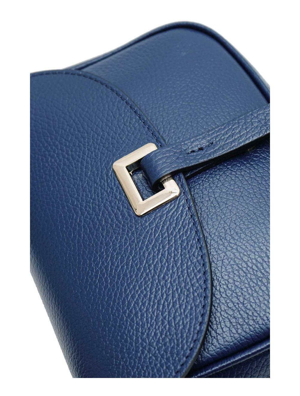 Tom&eva Sac Bandoulière En Cuir Vachette Grainée 4143 FANTINE-Marine