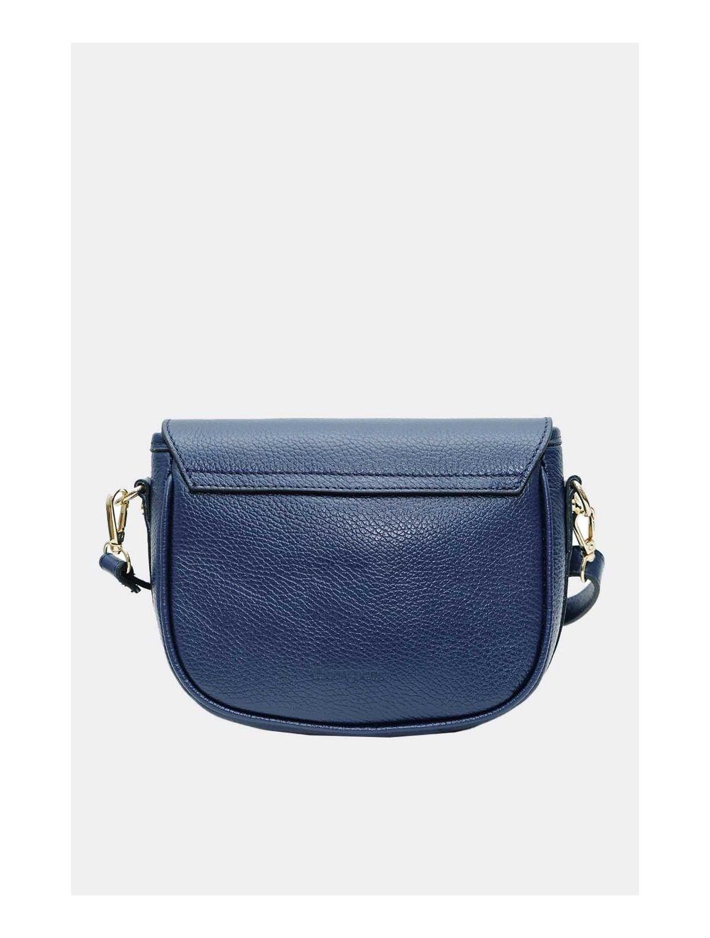 Tom&eva Sac Bandoulière En Cuir Vachette Grainée 4143 FANTINE-Marine