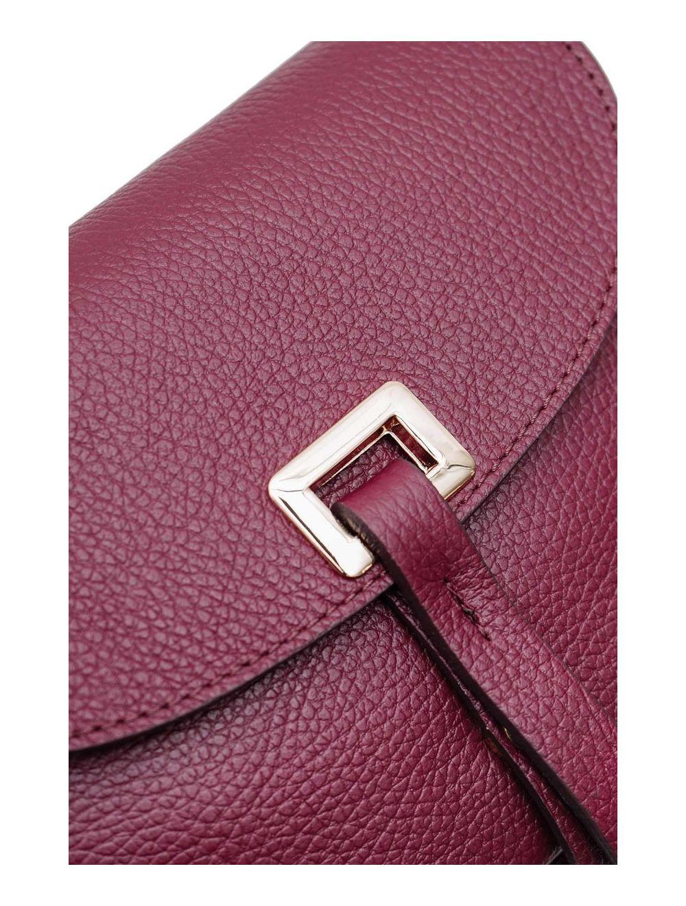 Tom&eva Sac Bandoulière En Cuir Vachette Grainée 4143 FANTINE-Bordeaux