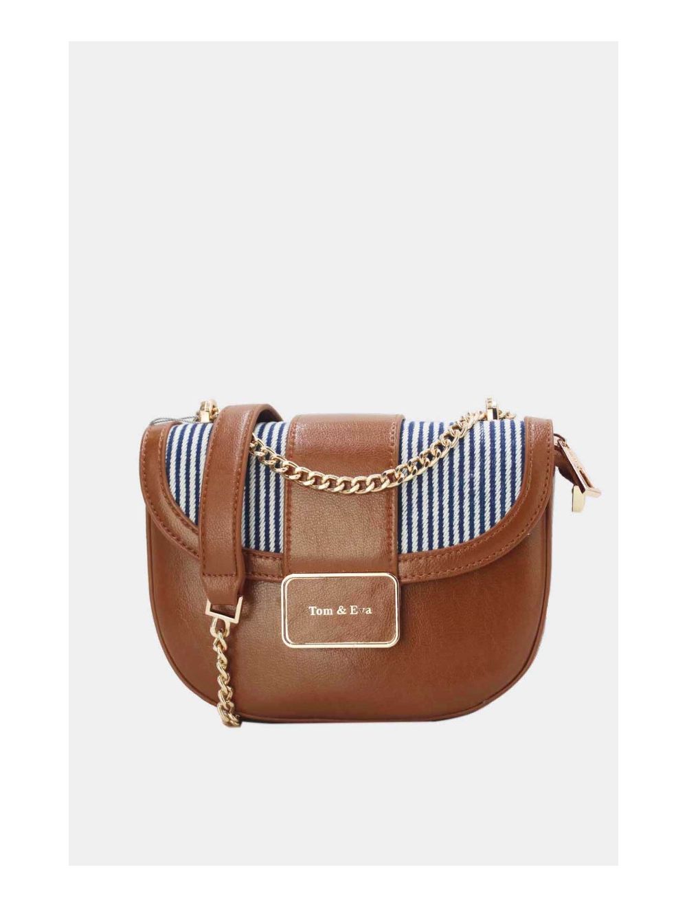 Tom&eva Sac Bandoulière En Jeans 24P-5974-Brown/L.Blue