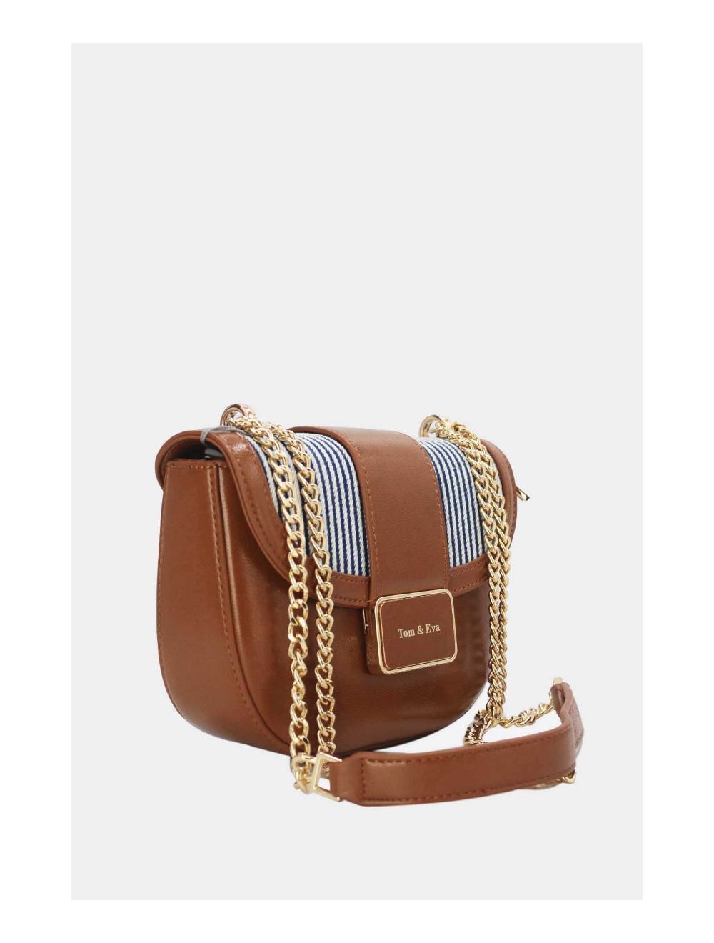 Tom&eva Sac Bandoulière En Jeans 24P-5974-Brown/L.Blue