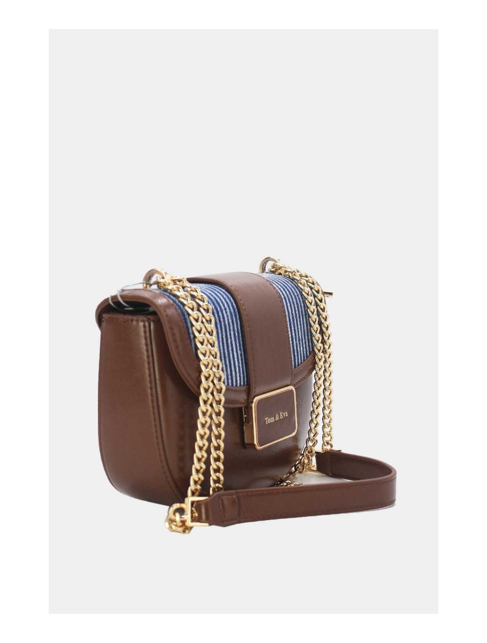 Tom&eva Sac Bandoulière En Jeans 24P-5974-Coffee/L.Blue