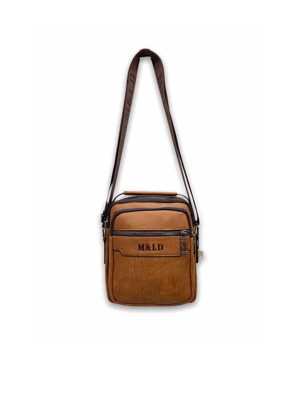 tom&eva Sac bandoulière en PVC-D20-11-Marron Claire