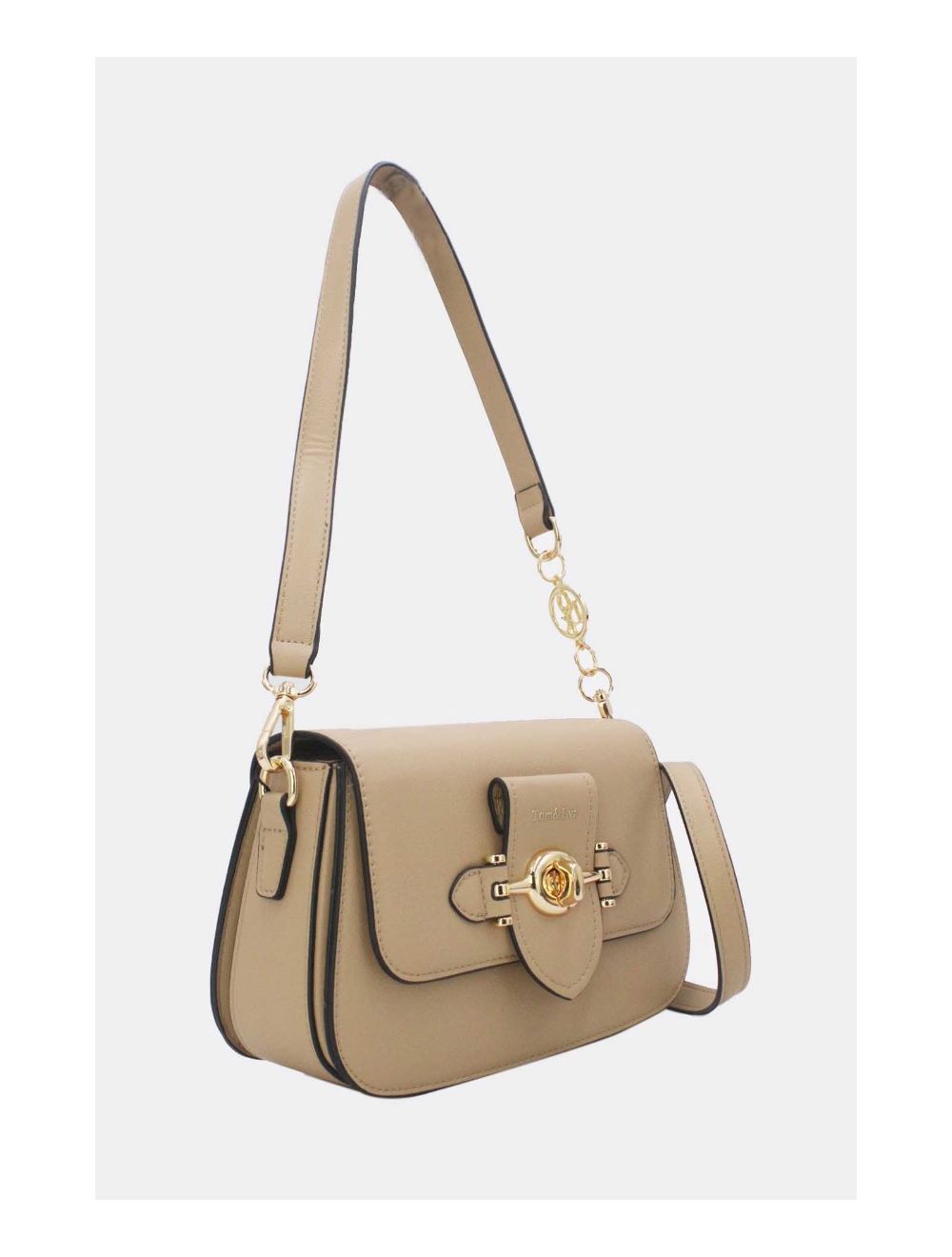 Tom&eva Sac Bandoulière Fermeture Métallique 24B-5892-Abricot