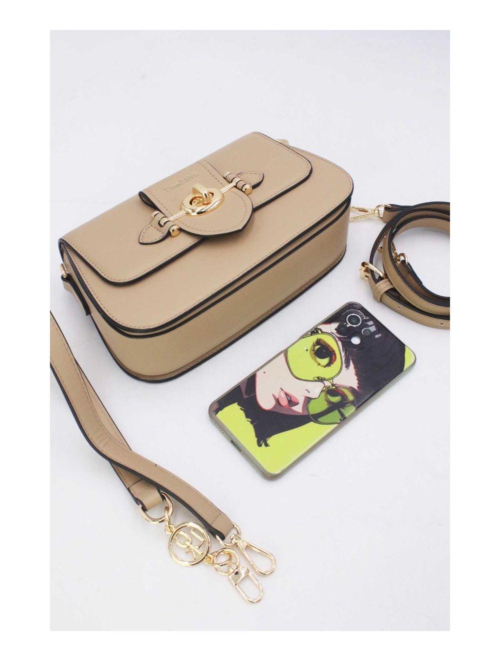 Tom&eva Sac Bandoulière Fermeture Métallique 24B-5892-Abricot