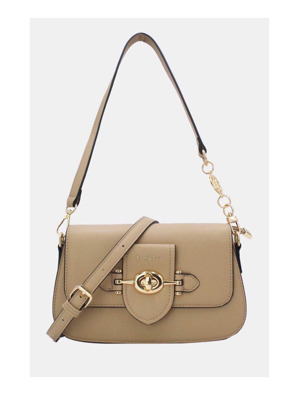 tom&eva Sac Bandoulière Fermeture Métallique 24B-5892-Abricot