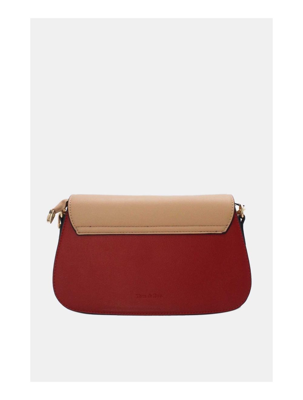 Tom&eva Sac Bandoulière Fermeture Métallique 24B-5892-Red/Apricot