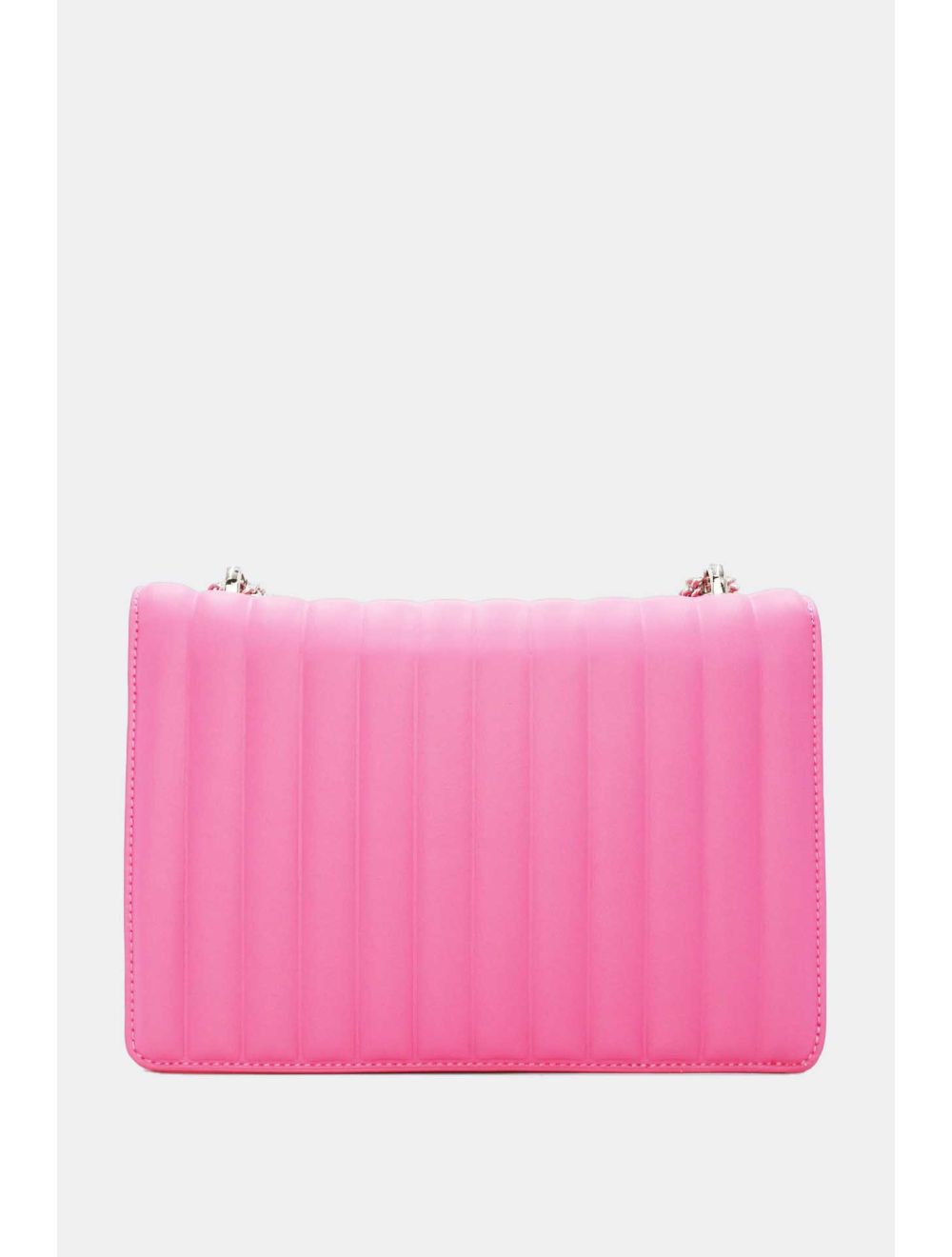 Tom&eva Sac Bandoulière Matelassé à Rabat Ondulé-22B-5550-Pink