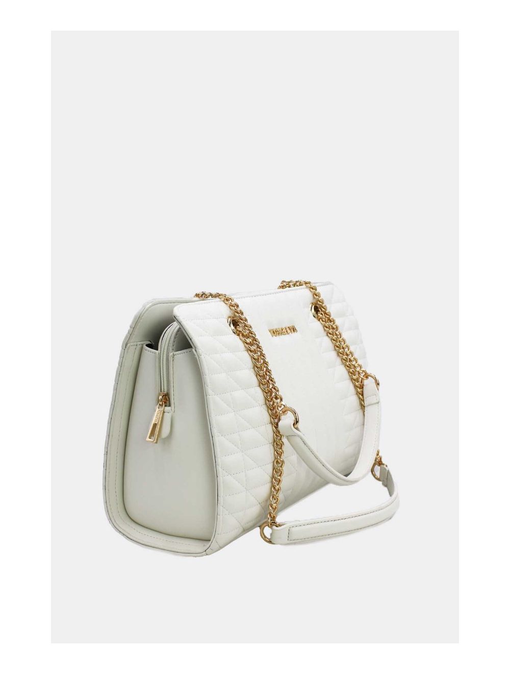 Tom&eva Sac Bandoulière Matelassé Avec Poche Tablette 11"-6915-White