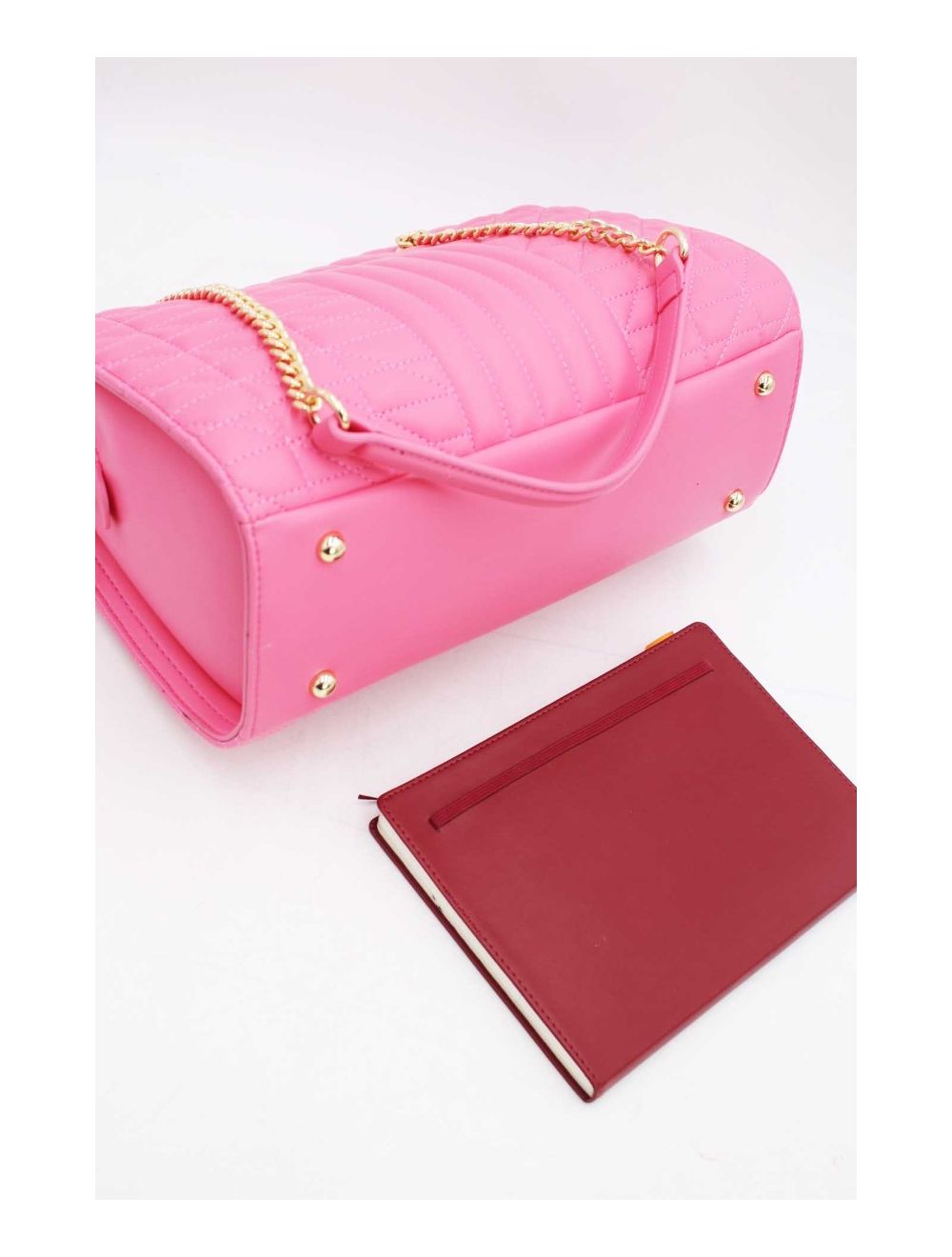 Tom&eva Sac Bandoulière Matelassé Avec Poche Tablette 13"-6915-Pink