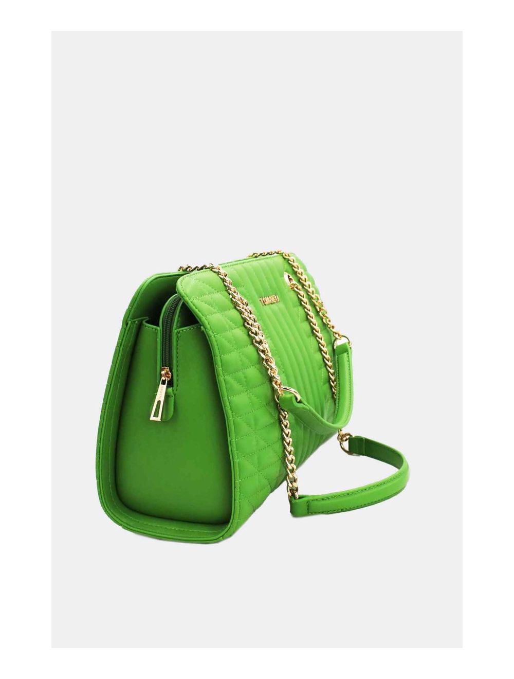 Tom&eva Sac Bandoulière Matelassé Avec Poche Tablette 13"-6915-Green