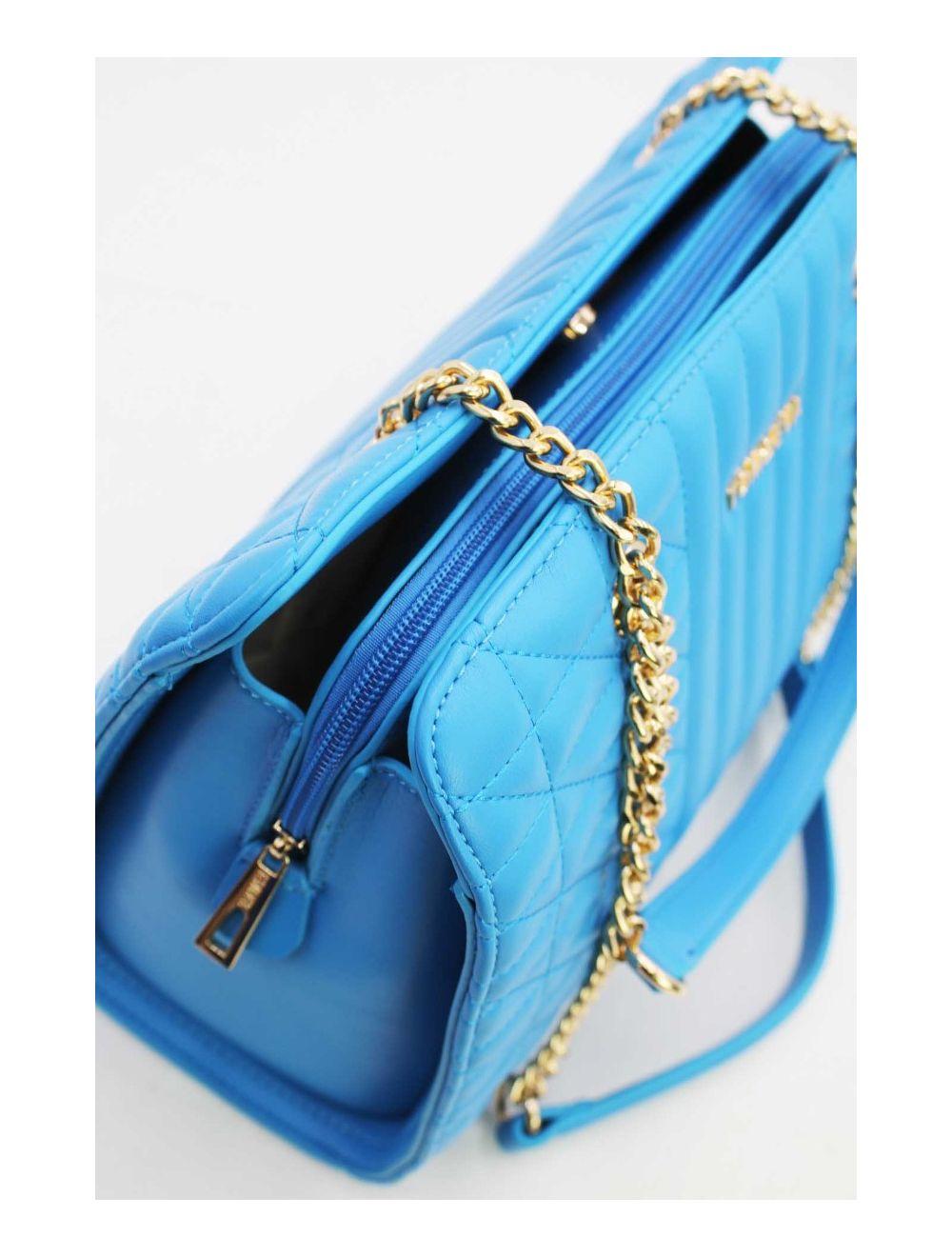 Tom&eva Sac Bandoulière Matelassé Avec Poche Tablette 13"-6915-Blue