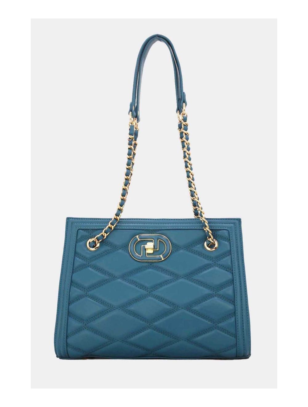 Tom&eva Sac Bandoulière Matelassé Chic Femme 22B-5732-Bleu