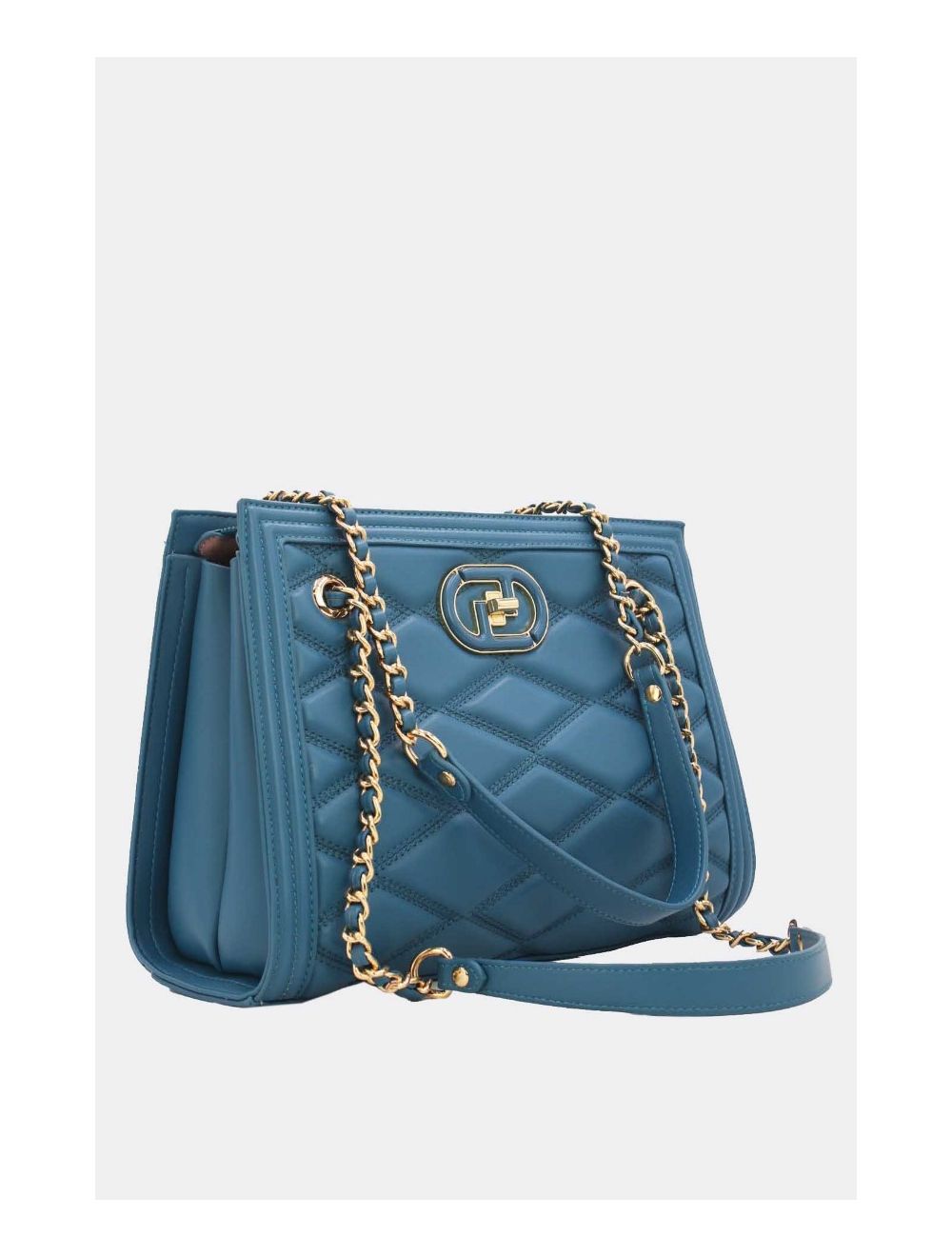 Tom&eva Sac Bandoulière Matelassé Chic Femme 22B-5732-Bleu