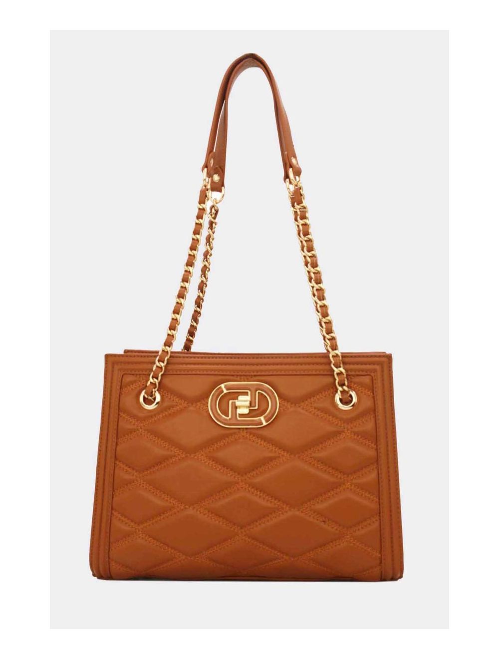 Tom&eva Sac Bandoulière Matelassé Chic Femme 22B-5732-Marron