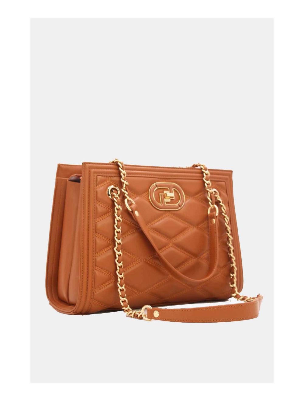 Tom&eva Sac Bandoulière Matelassé Chic Femme 22B-5732-Marron