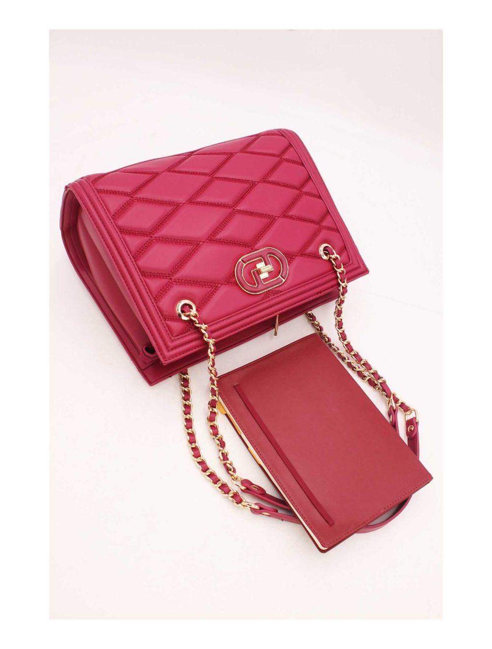 tom&eva Sac Bandoulière Matelassé Chic Femme 22B-5732-Rose