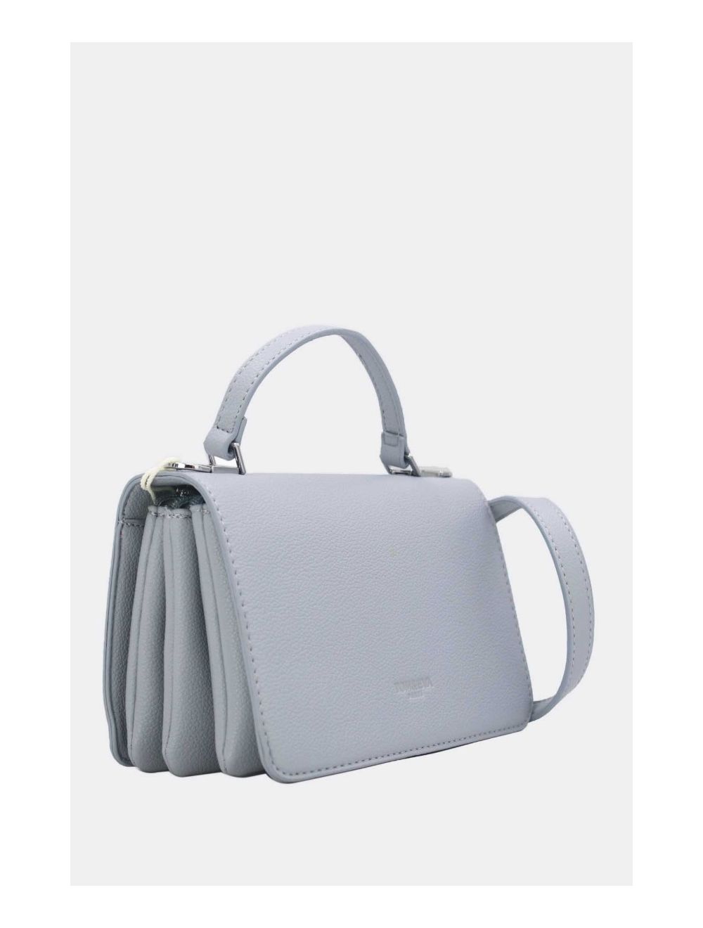 Tom&eva Sac Bandoulière Minimaliste Effet Cuir Grainé 24P-6087-Bleu