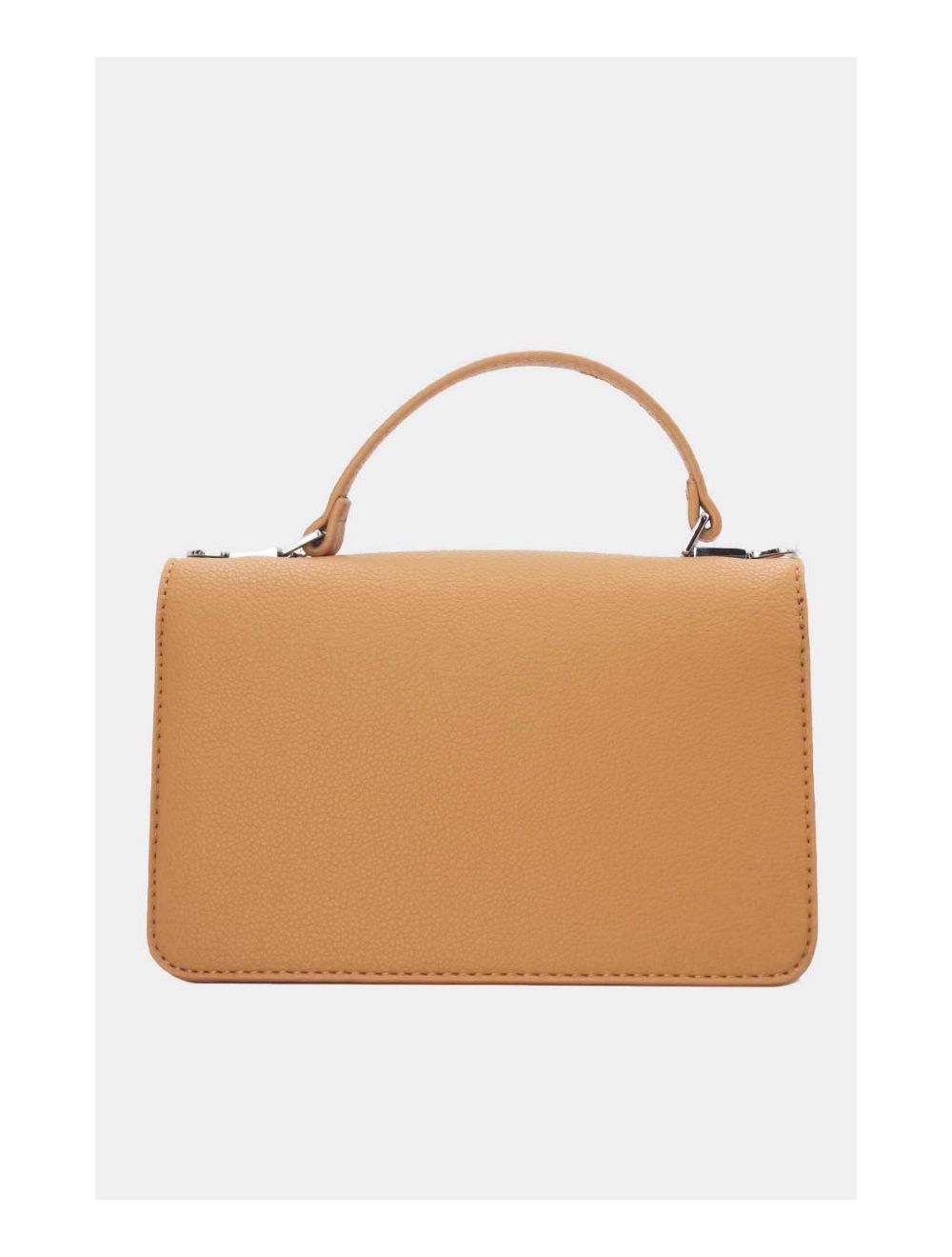 Tom&eva Sac Bandoulière Minimaliste Effet Cuir Grainé 24P-6087-Marron