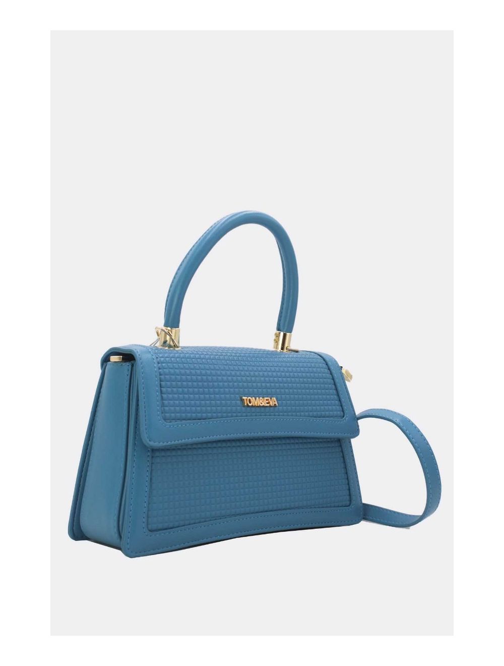 Tom&eva Sac Bandoulière Style Vintage Avec Logo 24B-5894-Bleu