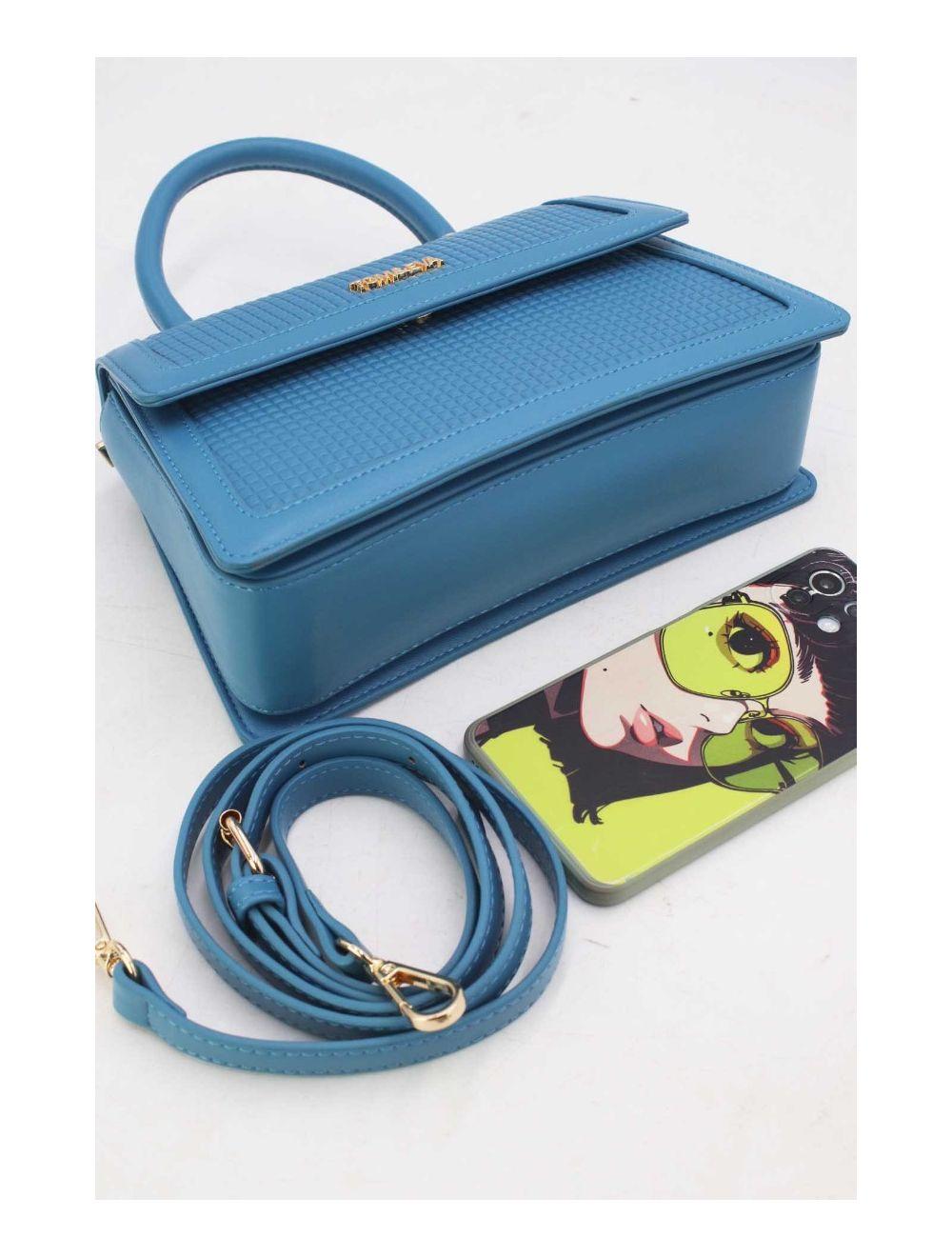 tom&eva Sac Bandoulière Style Vintage Avec Logo 24B-5894-Bleu