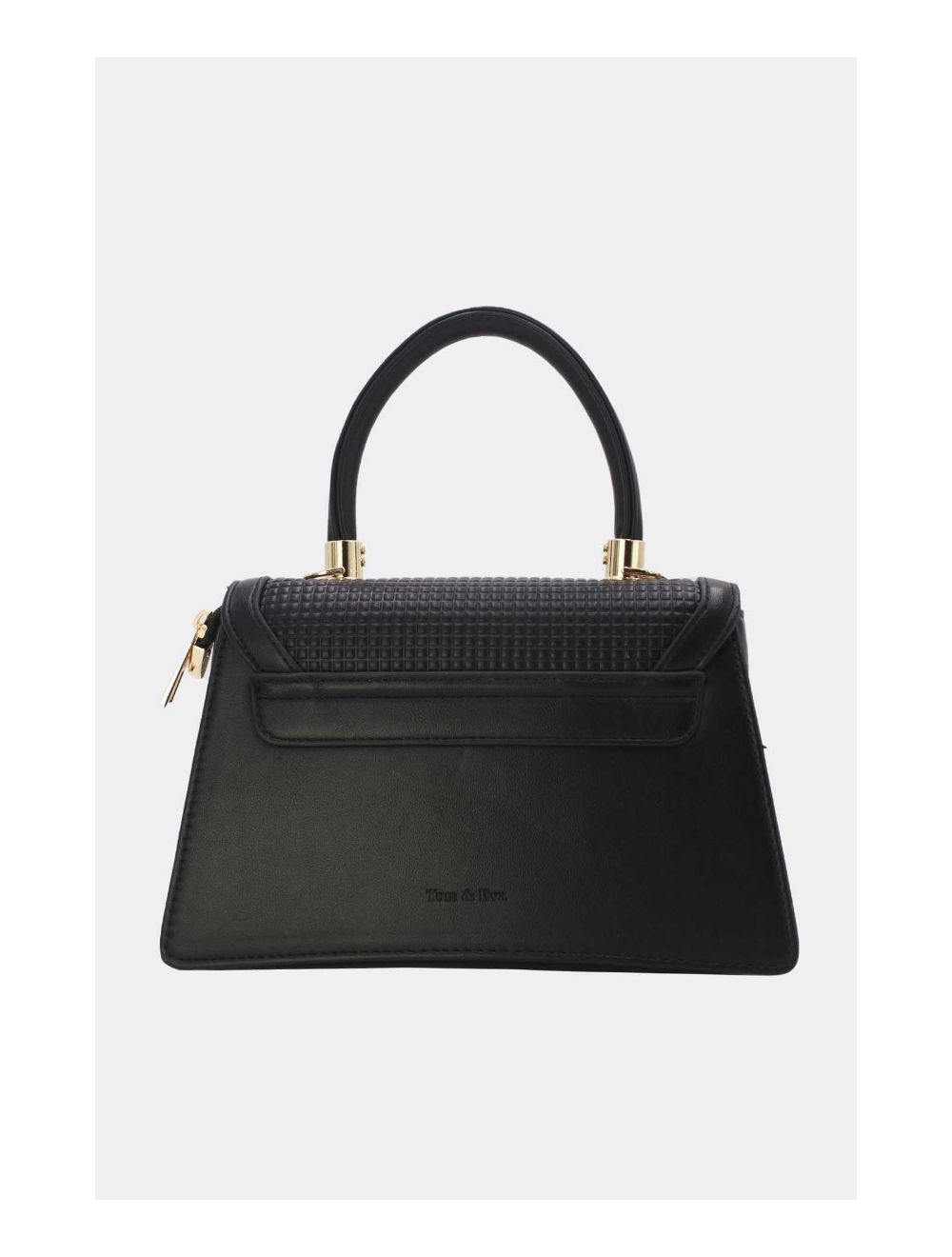 Tom&eva Sac Bandoulière Style Vintage Avec Logo 24B-5894-Noir