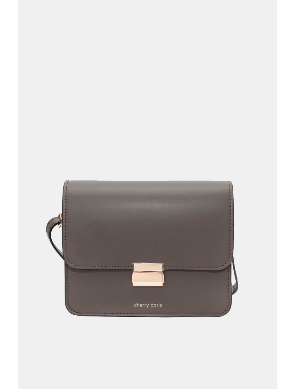 Tom&eva Sac Besace Croûte Cuir De Vachette Lisse 4074B MILENA-Taupe