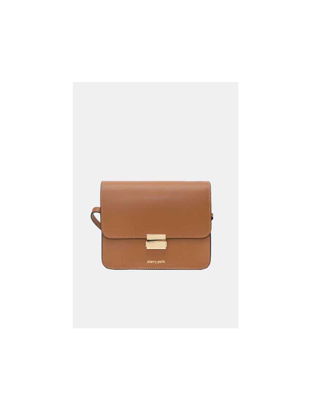 Tom&eva Sac Besace Croûte Cuir De Vachette Lisse 4074B MILENA-Camel