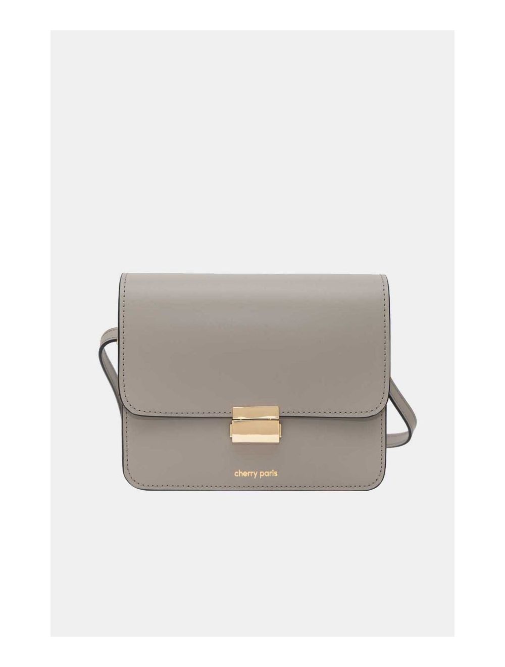 Tom&eva Sac Besace Croûte Cuir De Vachette Lisse 4074B MILENA-Taupe