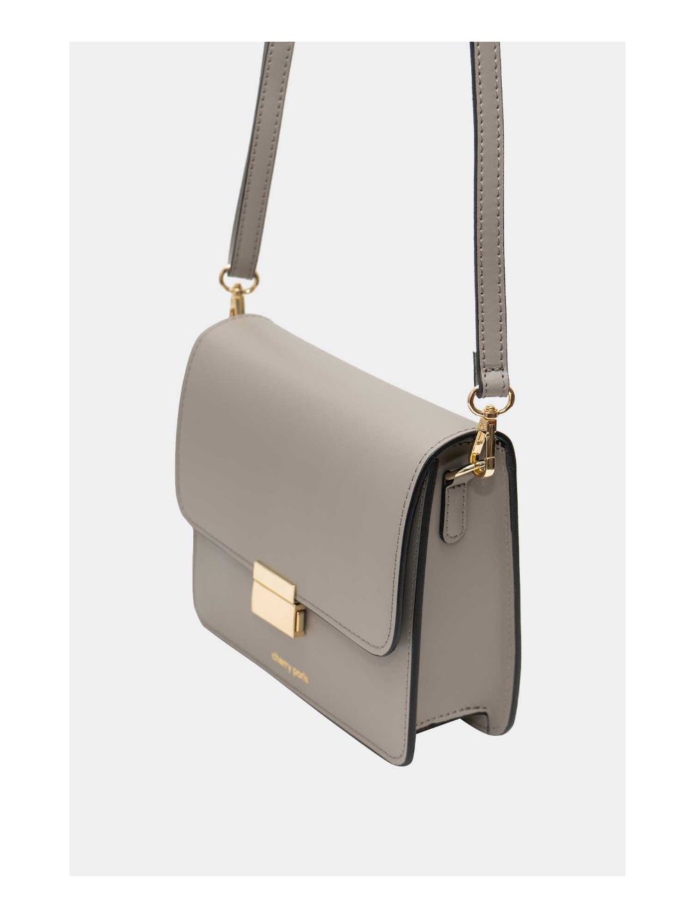 Tom&eva Sac Besace Croûte Cuir De Vachette Lisse 4074B MILENA-Taupe