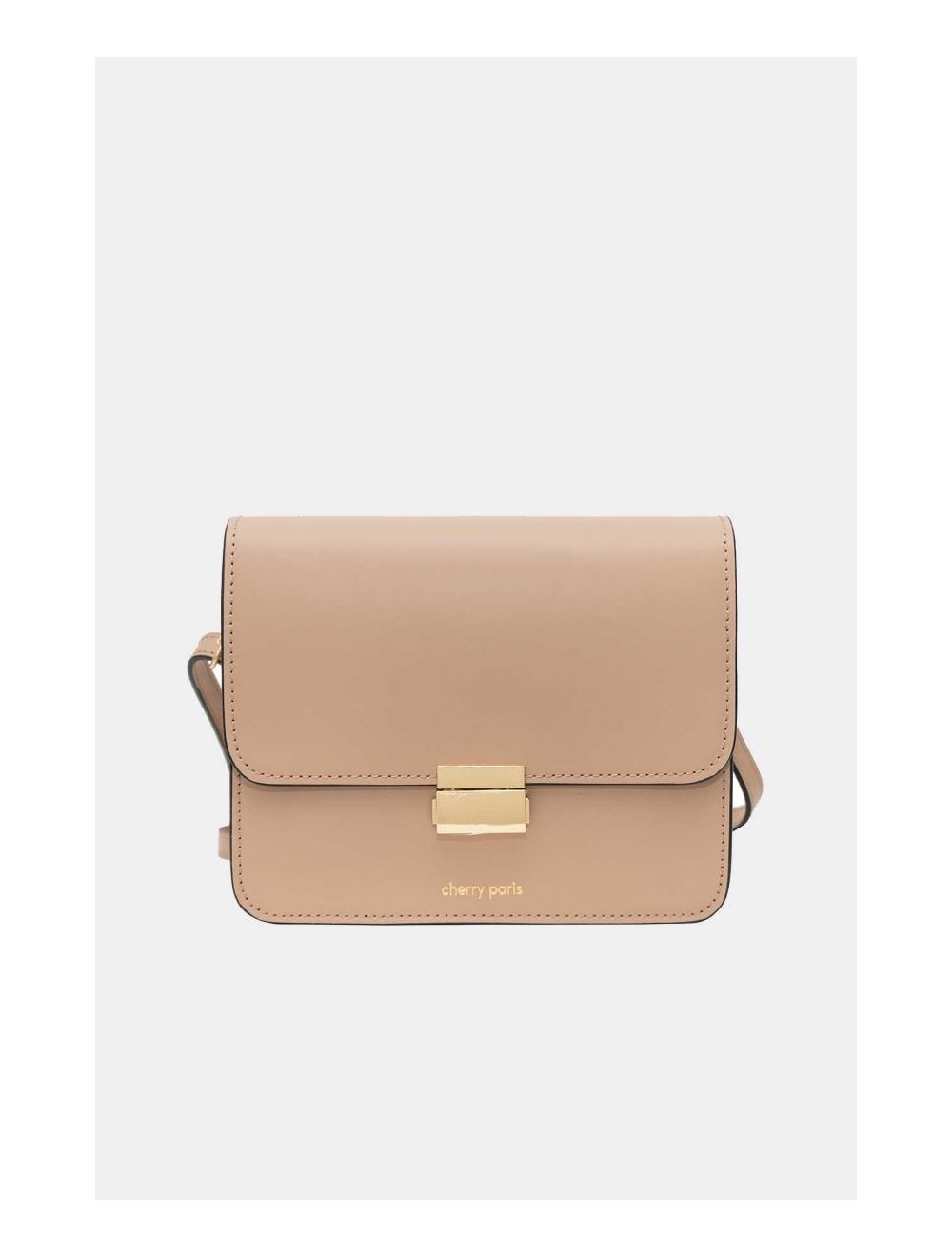 Tom&eva Sac Besace Croûte Cuir De Vachette Lisse 4074B MILENA-Sable
